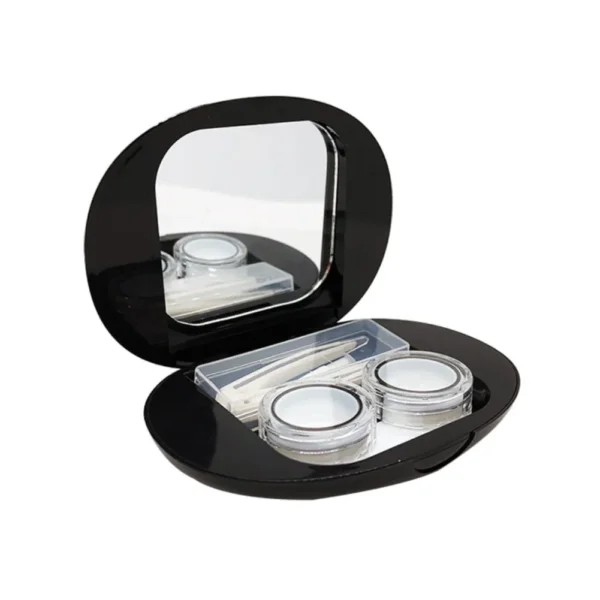 lens kabı iconic oval siyah kutu içi