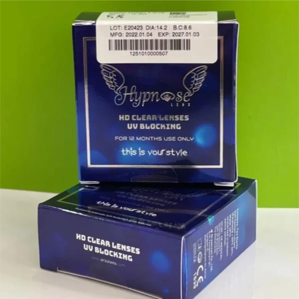 hypnose yıllık şeffaf lens