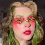red kırmızı renkli yıllık lens-6